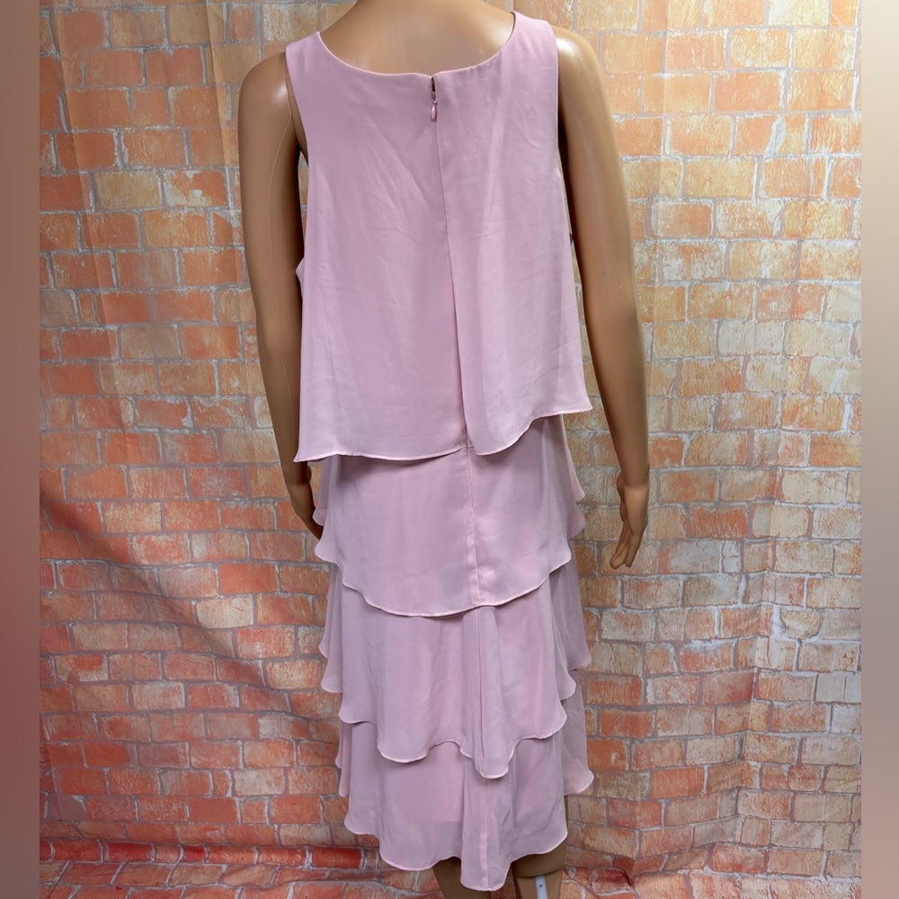 S.L. Fashions Plus Size Cutout Tulip Hem Dress - Picture 5 of 11